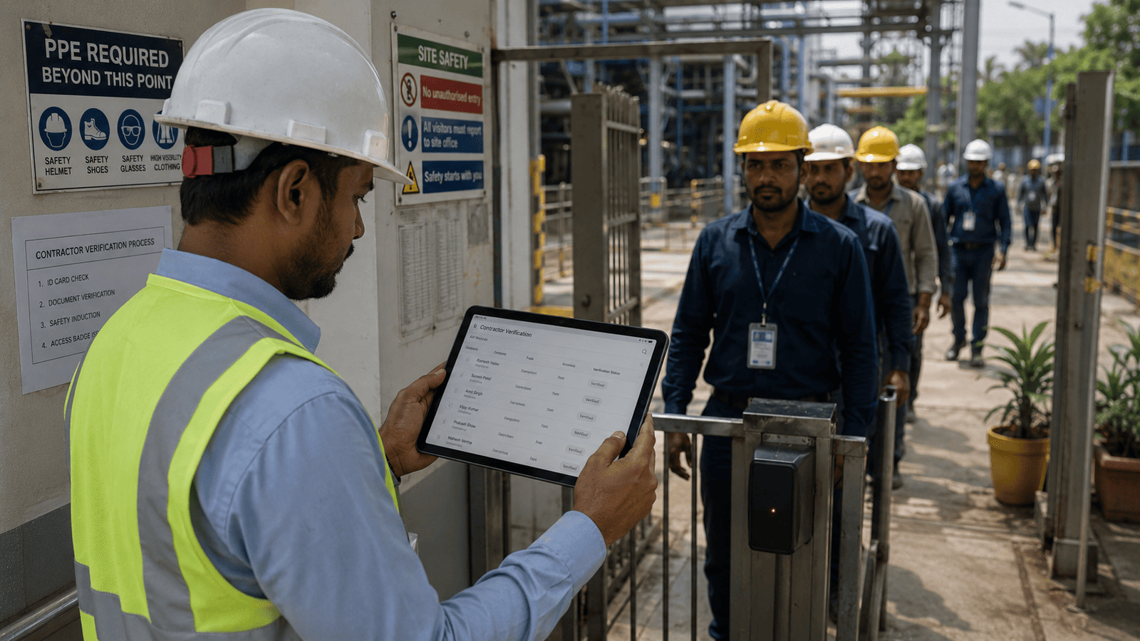 Faster contractor onboarding